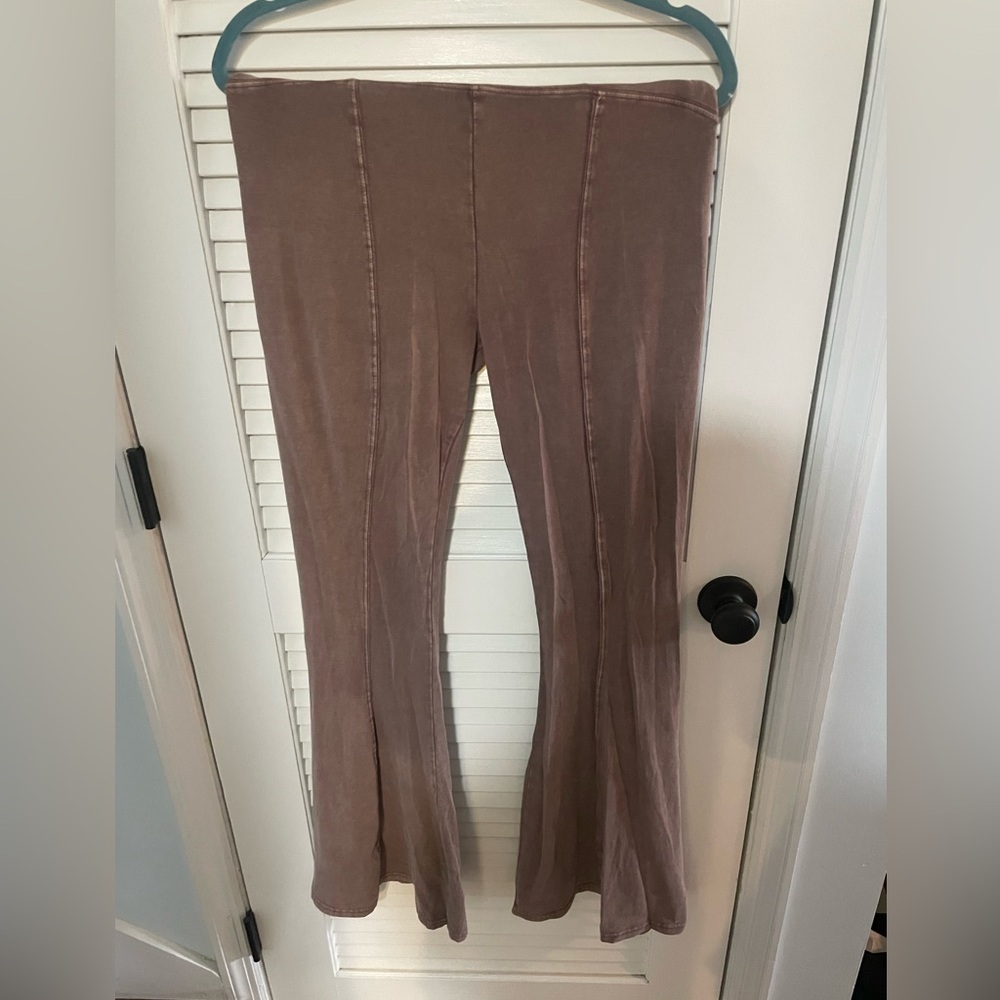 Brown urban outfitters out from under comfy flare pants size medium